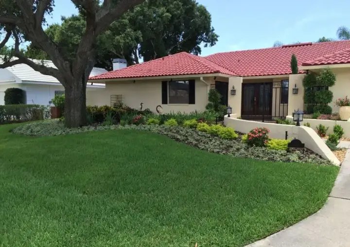 Natural Green Lawn Spraying