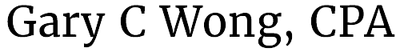 Gary C Wong, CPA logo