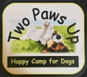 Two Paws Up Happy Camp for Dogs logo