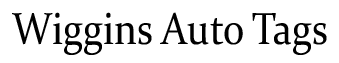 Contact Wiggins Auto Tags logo