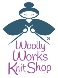 Woolly Works Farm and Knit Shop logo