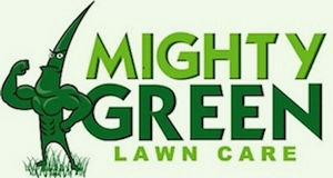 Mighty Green Lawn Care logo