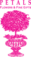 Petals Flowers and Fine Gifts logo