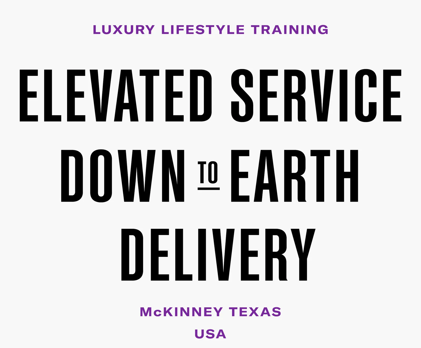 Luxury Lifestyle Training
