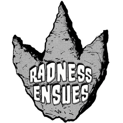 Radness Ensues logo