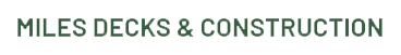 Miles Decks & Construction logo