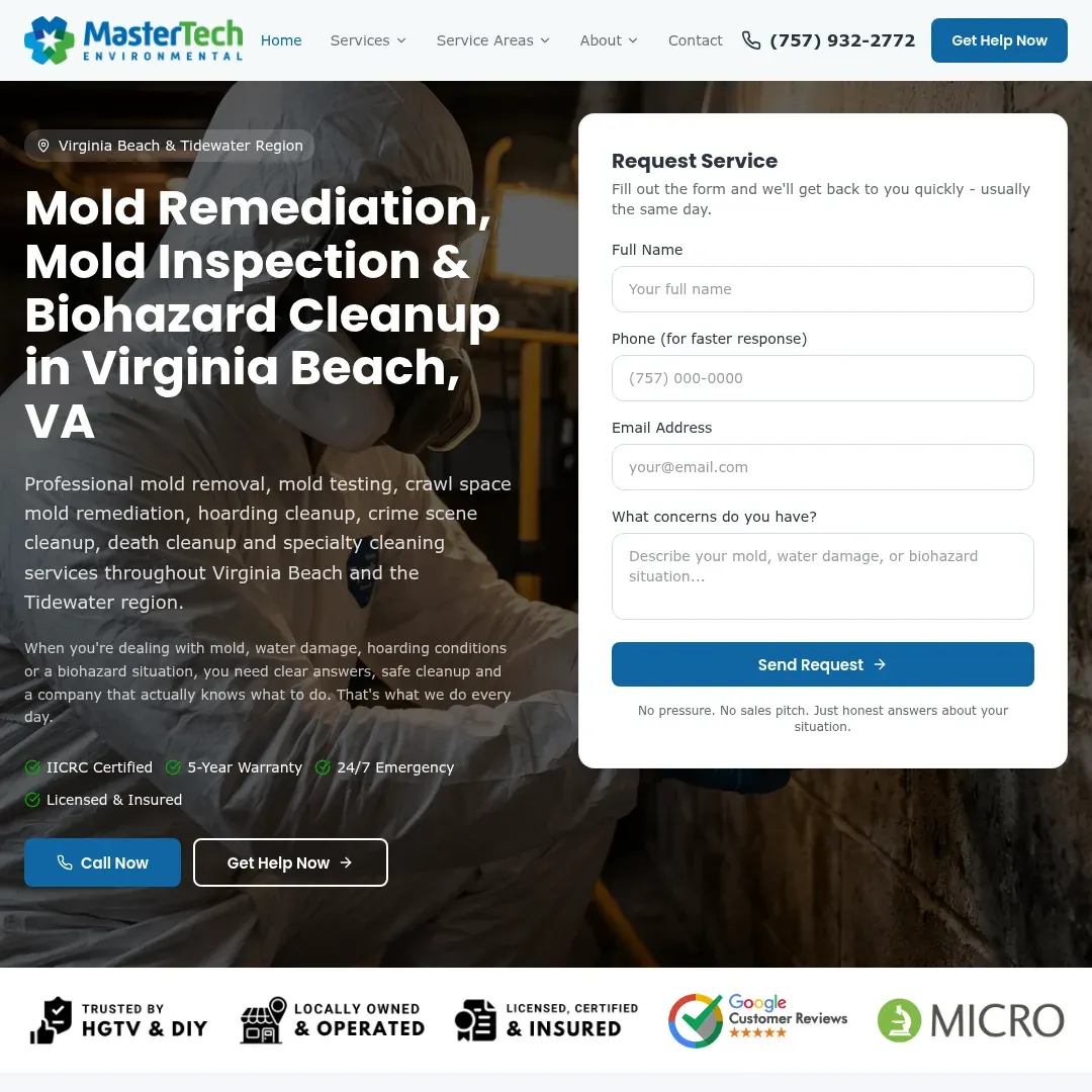 Mastertech Environmental of Virginia Beach