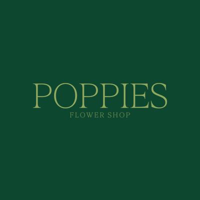 Poppies Flower Shop logo