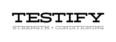 TESTIFY STRENGTH & CONDITIONING logo