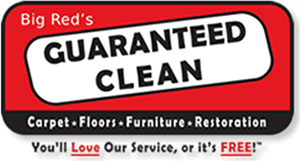 Big Red's Guaranteed Clean logo
