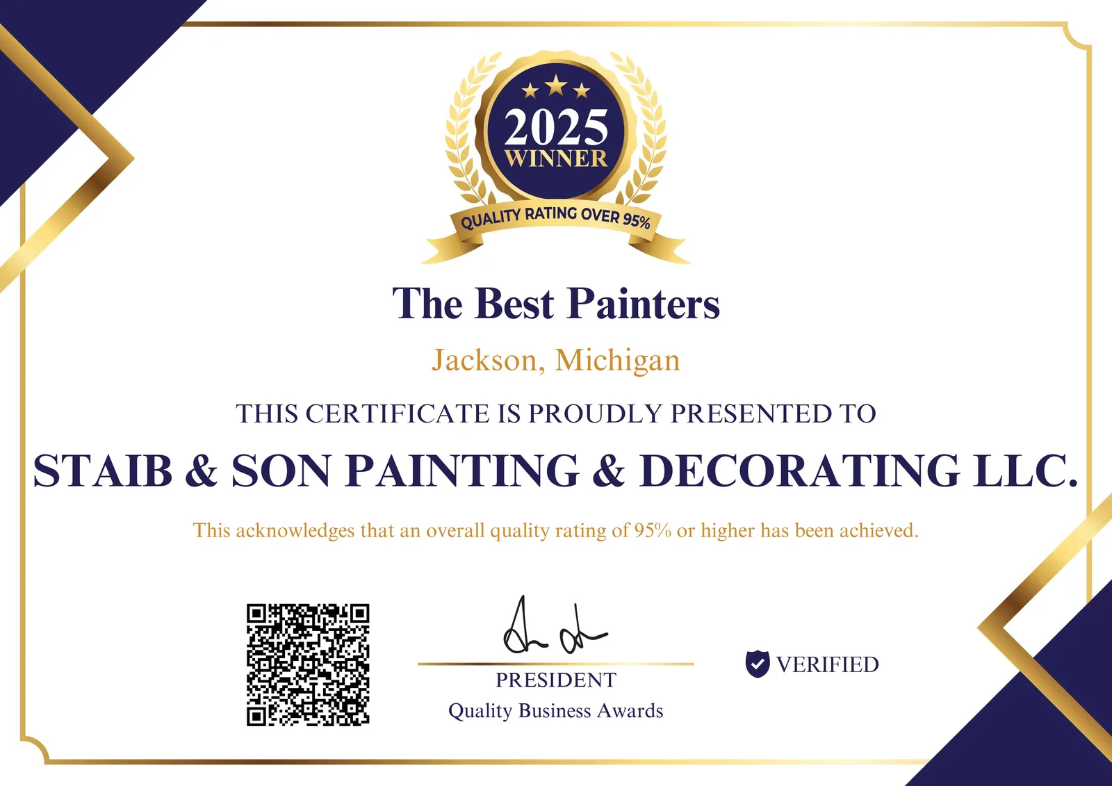 Staib & Son Painting & Decorating Llc.
