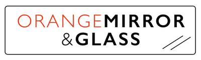 Orange Mirror and Glass logo