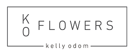 KO Flowers logo