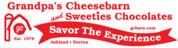 Grandpa's Cheesebarn & Sweeties Jumbo Chocolates logo