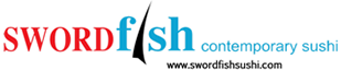 Sword fish sushi logo