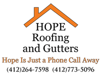Hope Roofing & Gutters logo