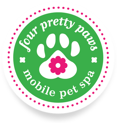 Four Pretty Paws Mobile Pet Spa logo