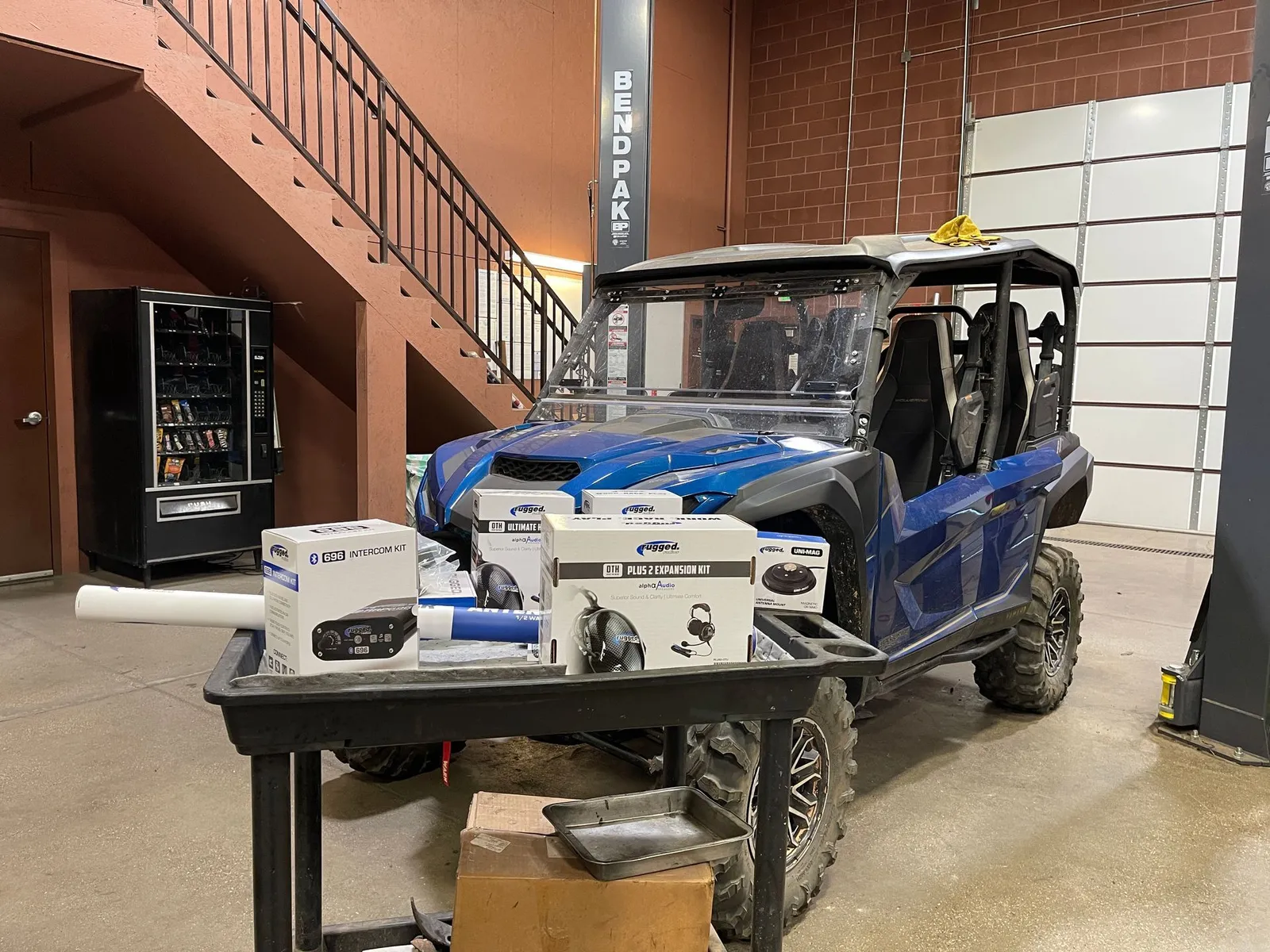 Full service diesel pickup shop.
