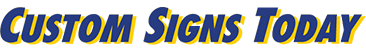 Welcome To Custom Signs Today logo