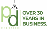 P & D Electric logo
