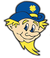 Blue Leprechaun logo