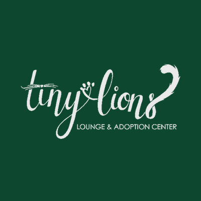 Tiny Lions cat cafe logo