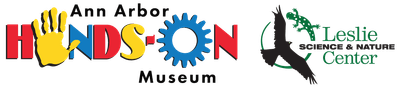Ann Arbor Hands-On Museum and Leslie Science & Nature Center logo