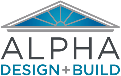 Alpha Design + Build logo
