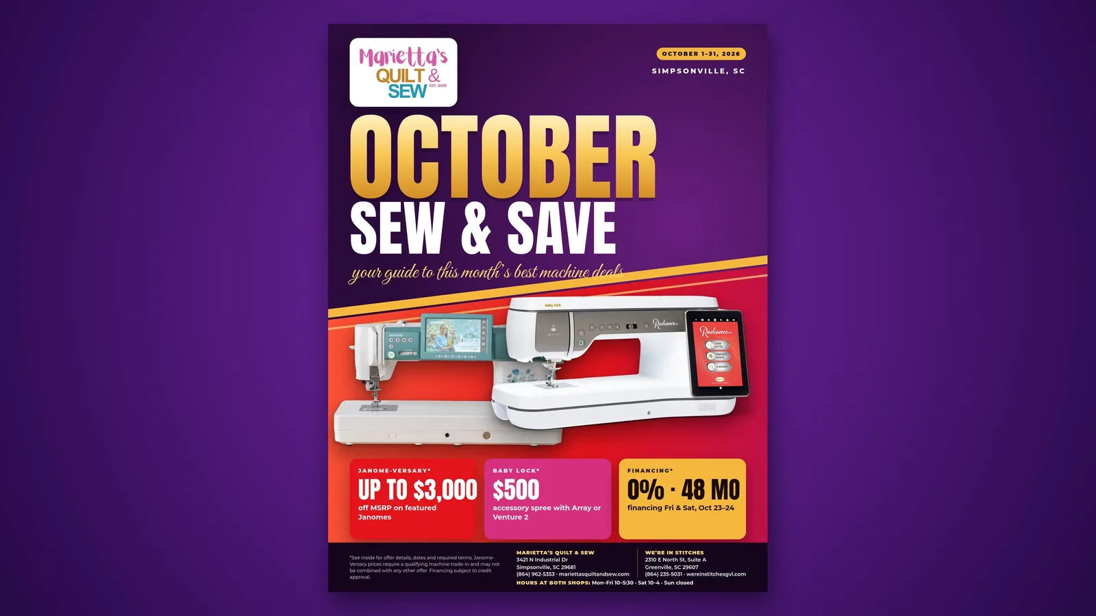 Marietta's Quilt & Sew