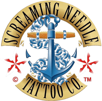 Screaming Needle Tattoo logo