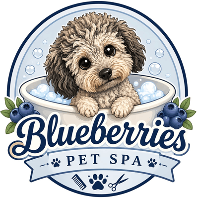 Blueberries Mobile Pet Spa logo
