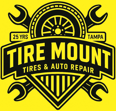 Tire Mount and Auto Repair logo