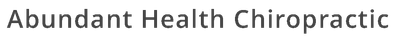 Abundant Health Chiropractic logo