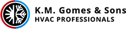 K.M. Gomes & Sons HVAC logo