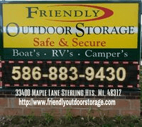 Friendly Outdoor Storage logo