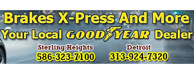 Brakes Xpress And More Goodyear logo