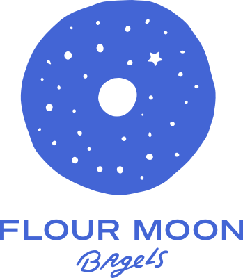 FLOUR MOON BAGELS logo