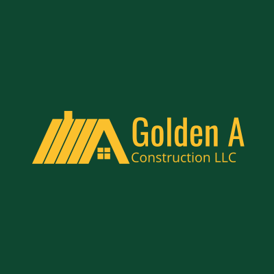 Golden A Construction logo