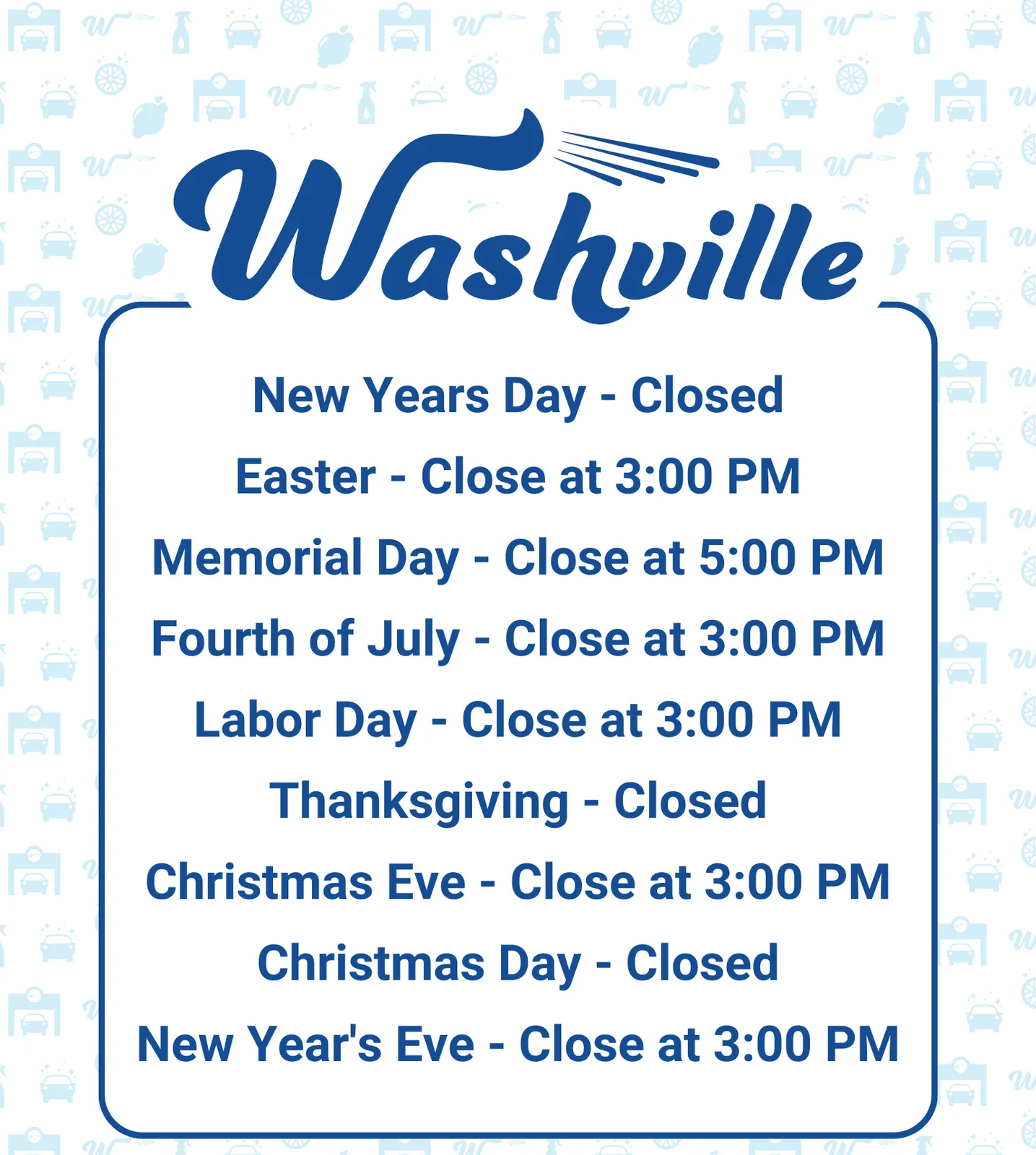 Washville Car Wash Site