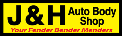 J & H Auto Body logo