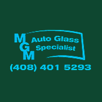 MGM AUTO GLASS logo