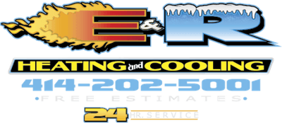 E & R Heating and Cooling logo