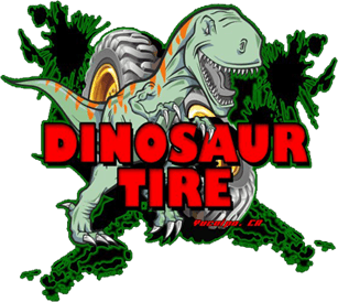 Dinosaur Tire and Road Service logo