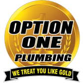 Option One Plumbing logo