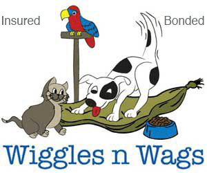 Wiggles n Wags Pet Services logo