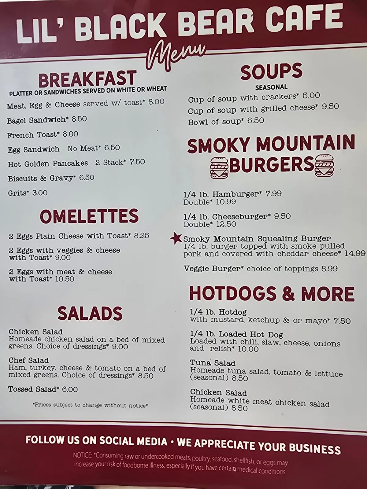 Lil Black Bear Cafe