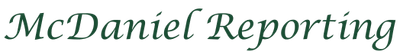 McDaniel Court Reporting logo