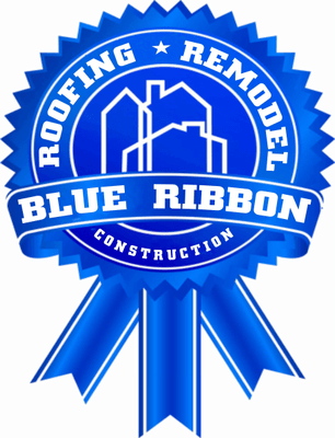 Blue Ribbon Roofing & Remodel logo
