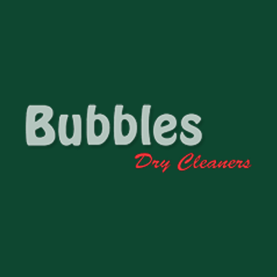 Bubbles Dry Cleaners logo
