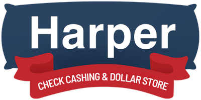 Harper Check Cashing & Dollar Store logo
